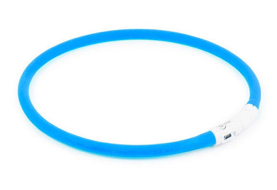 Ancol Usb Rechargeable Night Time Safety Halo Blue 70cm